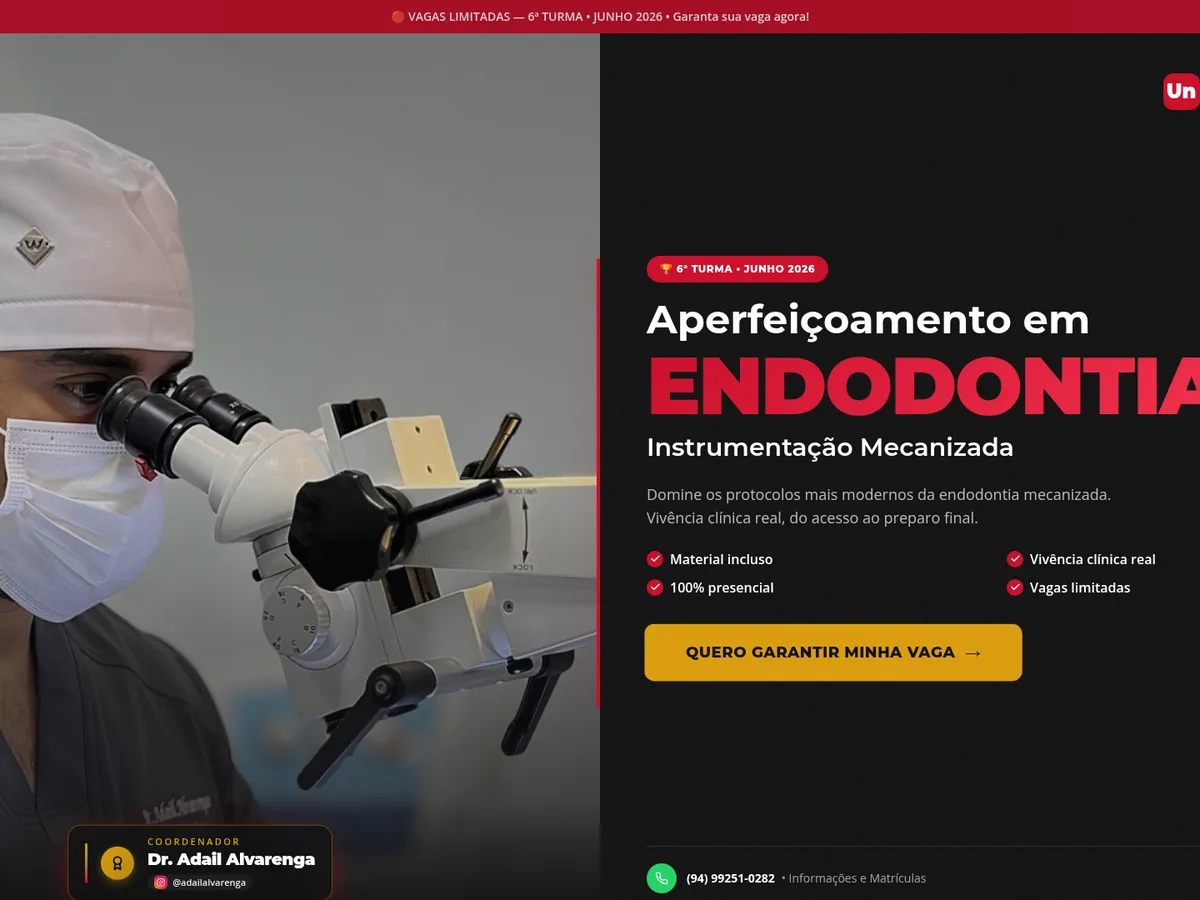 Preview do projeto Curso Dr. Adail Alvarenga